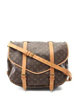Louis Vuitton Pre-Owned: Коричневая сумка 