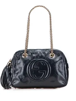 Gucci Pre-Owned: Голубая сумка 