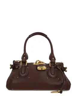 Chloé: Коричневая сумка-шоппер 