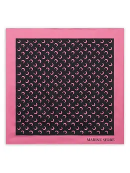 Marine Serre: Чёрный шарф  Moon