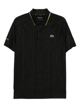 Lacoste: Чёрное поло  Djokovic
