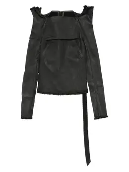 Rick Owens DRKSHDW: Чёрная блуза 