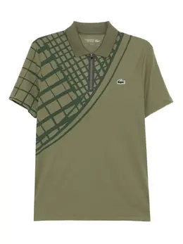 Lacoste: Зелёное поло 