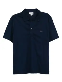 Lacoste: Синее поло 