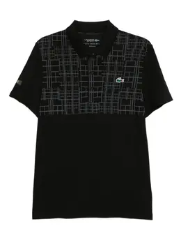 Lacoste: Чёрное поло  Djokovic