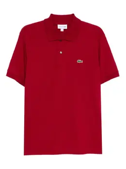Lacoste: Красное поло 