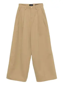 7 For All Mankind: Бежевые брюки 