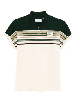 Lacoste: Поло в полоску 