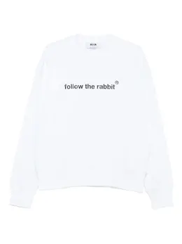 MSGM: Белый свитшот 