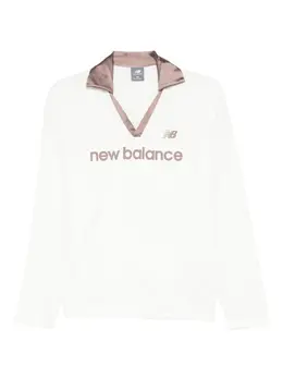 New Balance: Атласный топ 