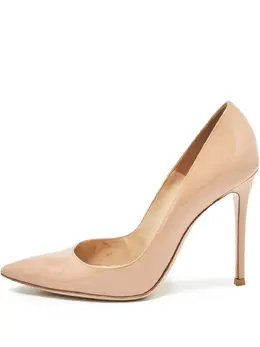 Gianvito Rossi: Бежевые туфли 