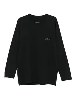 Yohji Yamamoto: Футболка с длинным рукавом 