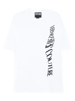Versace Jeans Couture: Белая футболка 