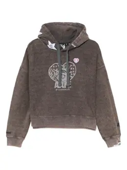 AAPE BY *A BATHING APE®: Коричневая толстовка 