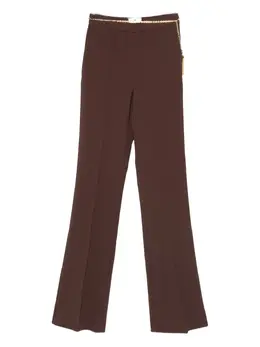 Elisabetta Franchi: Коричневые брюки 