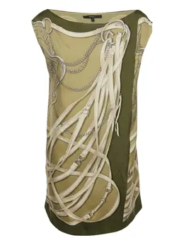 Gucci Pre-Owned: Платье с принтом 