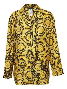Versace Pre-Owned: Рубашка с принтом 