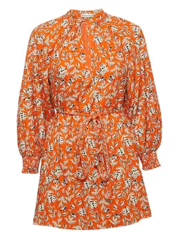 alice + olivia: Платье с растительным принтом 