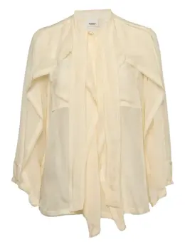 Burberry Pre-Owned: Шёлковая рубашка 