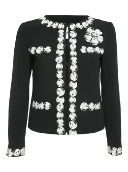 Moschino Pre-Owned: Чёрная куртка 