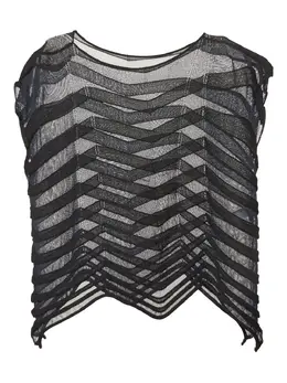 Issey Miyake Pre-Owned: Прозрачный топ 