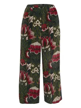 Weekend Max Mara: Брюки с растительным принтом 