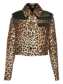 Givenchy Pre-Owned: Куртка с леопардовым принтом 
