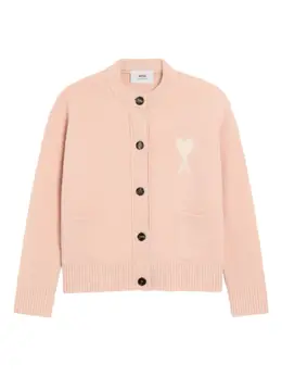 AMI Paris: Розовый кардиган  Ami de Cœur