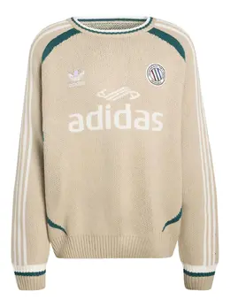adidas: Бежевый свитер  Adicolor