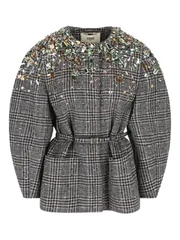 FENDI: Куртка со стразами 