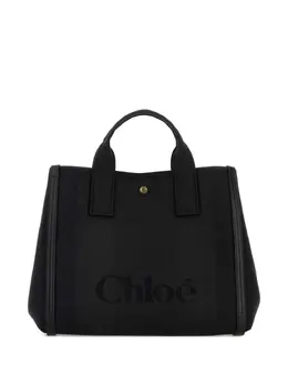 Chloé: Чёрная сумка-шоппер 