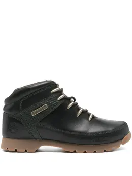 Timberland: Чёрные ботинки 