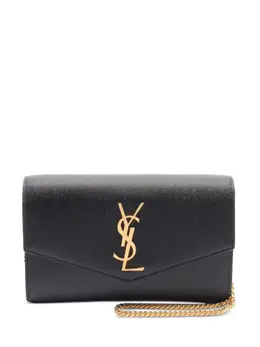 Saint Laurent: Чёрный кошелёк  Uptown