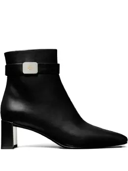 Tory Burch: Чёрные ботинки 