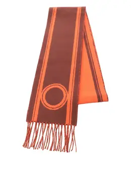 Hermès Pre-Owned: Оранжевый шарф 