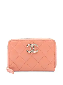 CHANEL Pre-Owned: Розовый кошелёк 