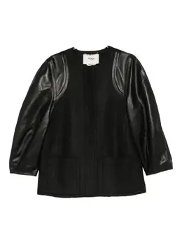 FENDI: Чёрная куртка 