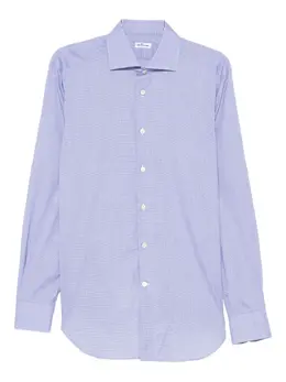 Kiton: Голубая рубашка 
