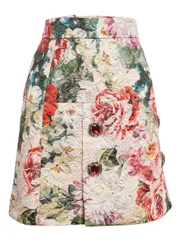 Dolce & Gabbana Pre-Owned: Юбка с растительным принтом 
