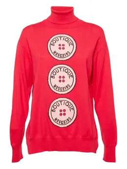 Moschino Pre-Owned: Розовый свитер 
