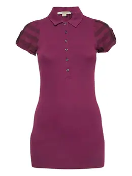 Burberry Pre-Owned: Поло с рукавами-фонариками 