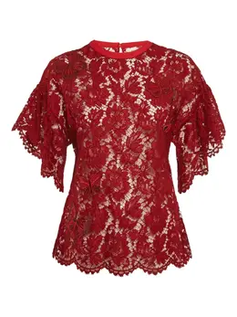 Valentino Pre-Owned: Кружевное топ 