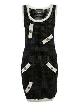 Moschino Pre-Owned: Платье в горошек 