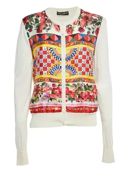 Dolce & Gabbana Pre-Owned: Кардиган с растительным принтом 