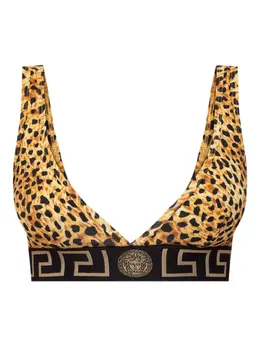 Versace: Жёлтый бюстгальтер 
