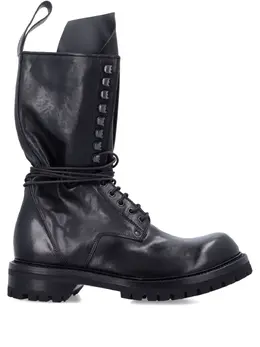 Rick Owens: Чёрные ботинки 
