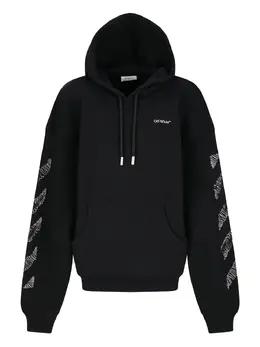 Off-White: Чёрная толстовка 