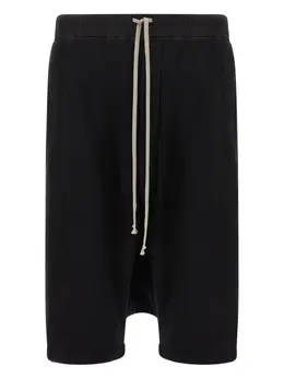 Rick Owens DRKSHDW: Чёрные шорты 