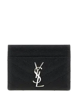 Saint Laurent: Чёрный картхолдер 