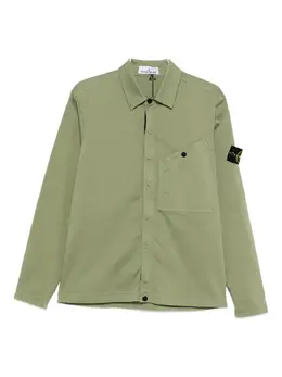 Stone Island: Зелёная рубашка  Compass